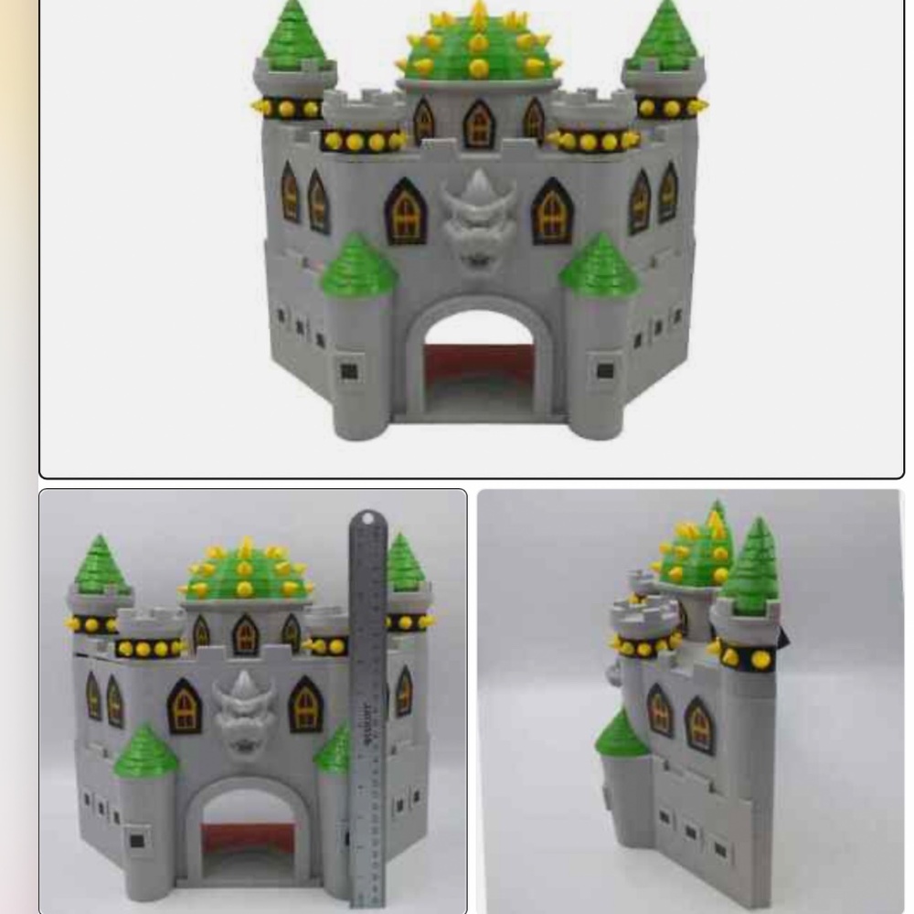2019 Jakks Nintendo Super Mario Bros‎ Bowser's Castle Playset